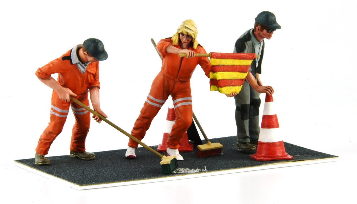 LMM FLM/LMFCO13202M Streckenposten Set A High Detail Resin Collectors Edition m.3 Figuren u.Zubehör