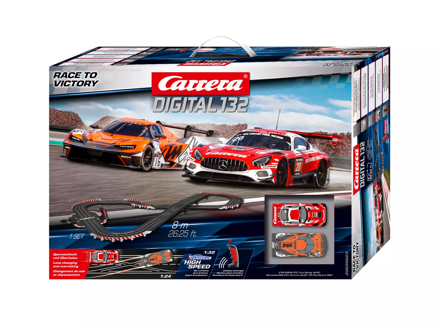 Carrera 30023 Race to Victory Set/Grundpackung Digital 132 (versandkostenfrei innerhalb Deutschlands)