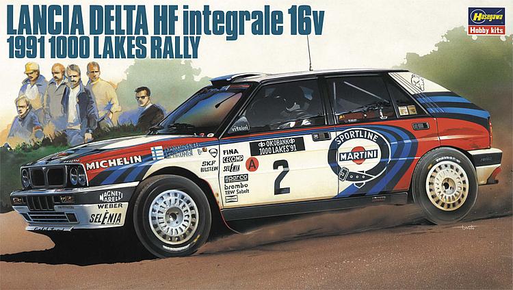 Kit Modèle Lancia Delta HF Integrale 16v 1/24 - Hasegawa 20710, Voiture De Rallye à Monter