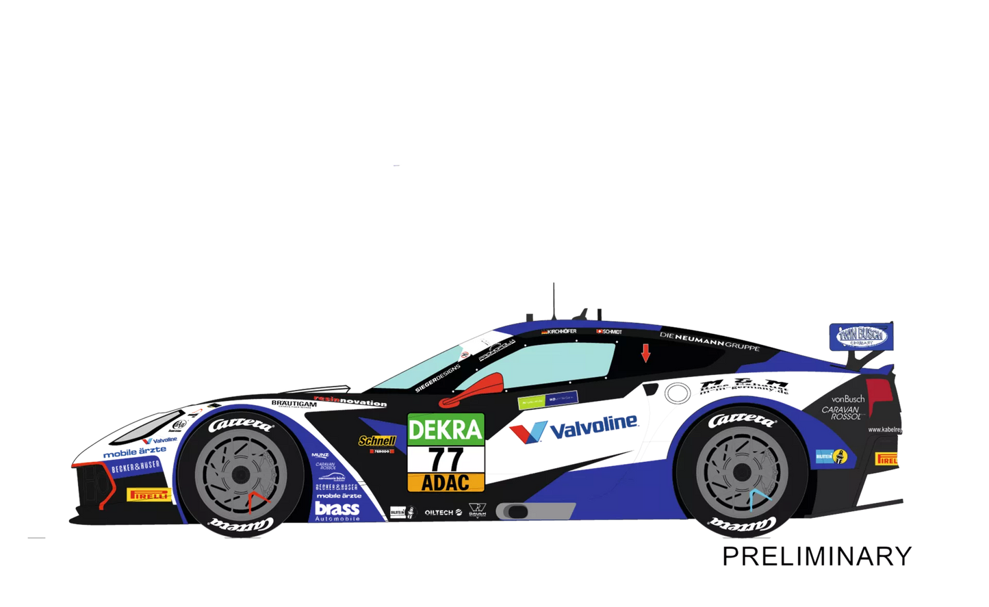Carrera 27739 Corvette C7 GT3-R "Callaway Competition, No.77" Evolution