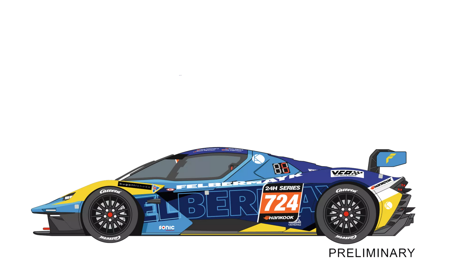 Carrera 27744 KTM X-BOW GTX "Felbermayr, No.724" Evolution