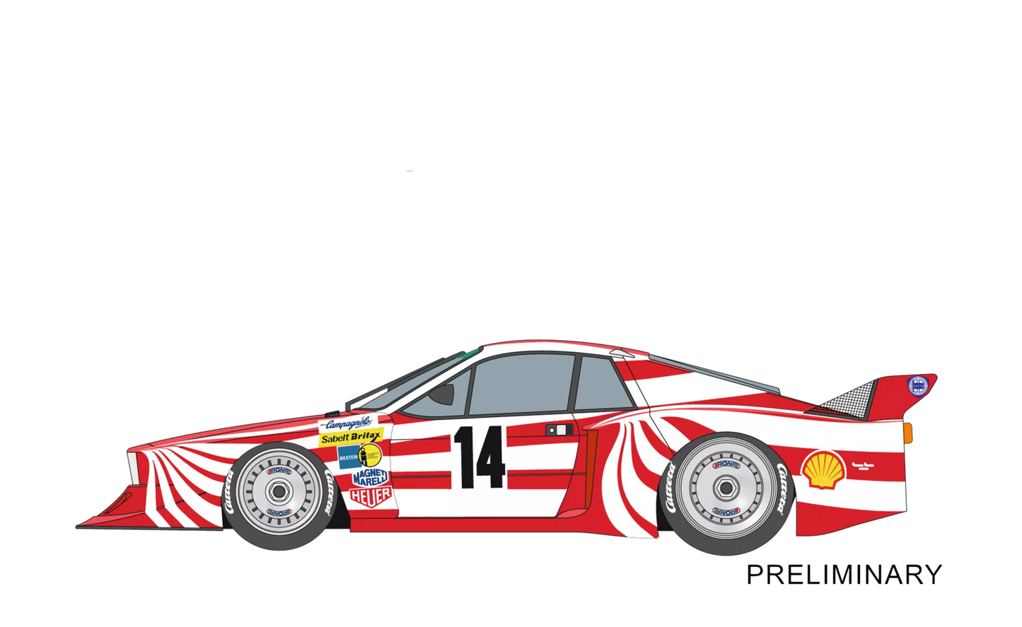 Carrera 31064 Lancia Beta Montecarlo Turbo "Lancia Italia, No.14", Nürburgring 1980 Digital 132