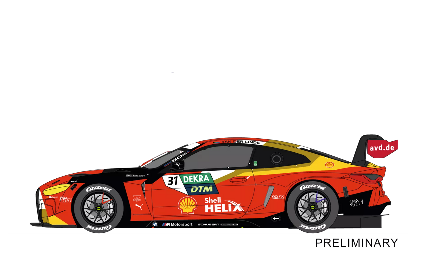 Carrera 31077 BMW M4 GT3 „Schubert Motorsport, No.31“, DTM 2022 Digital 132