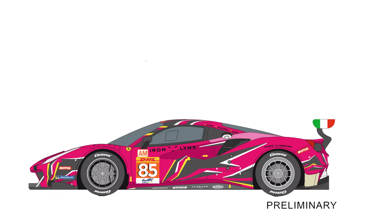 Carrera 31081 Ferrari 488 GT3 „Iron Dames, No.85“ Digital 132