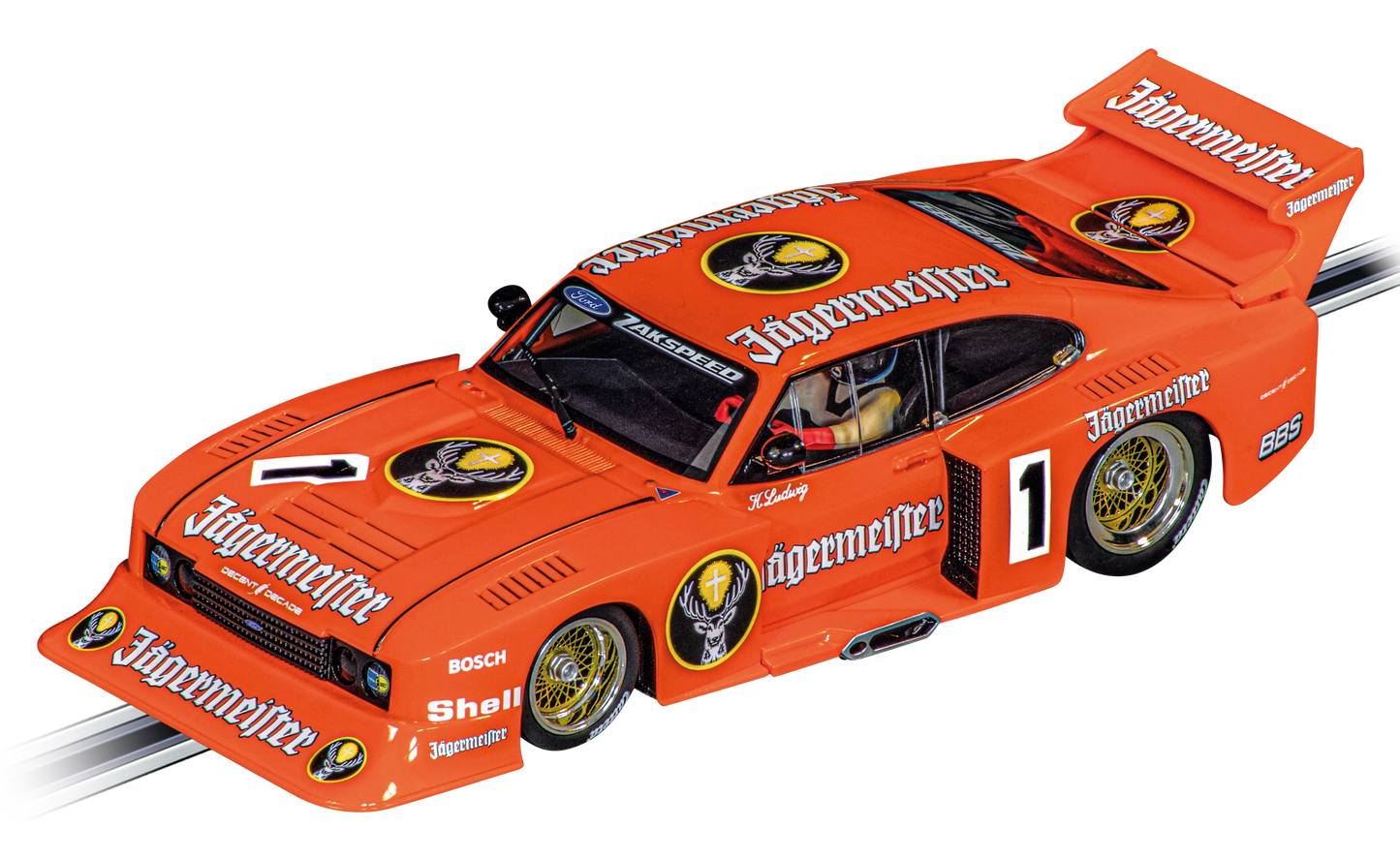 Carrera 23936 Ford Capri Zakspeed Turbo "Jägermeister Racing Team, No.1" Digital 124