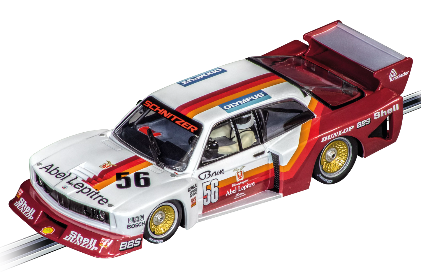 Carrera 27715 BMW 320 Turbo Flachbau "Team Schnitzer, No.56" DRM 1980 Evolution