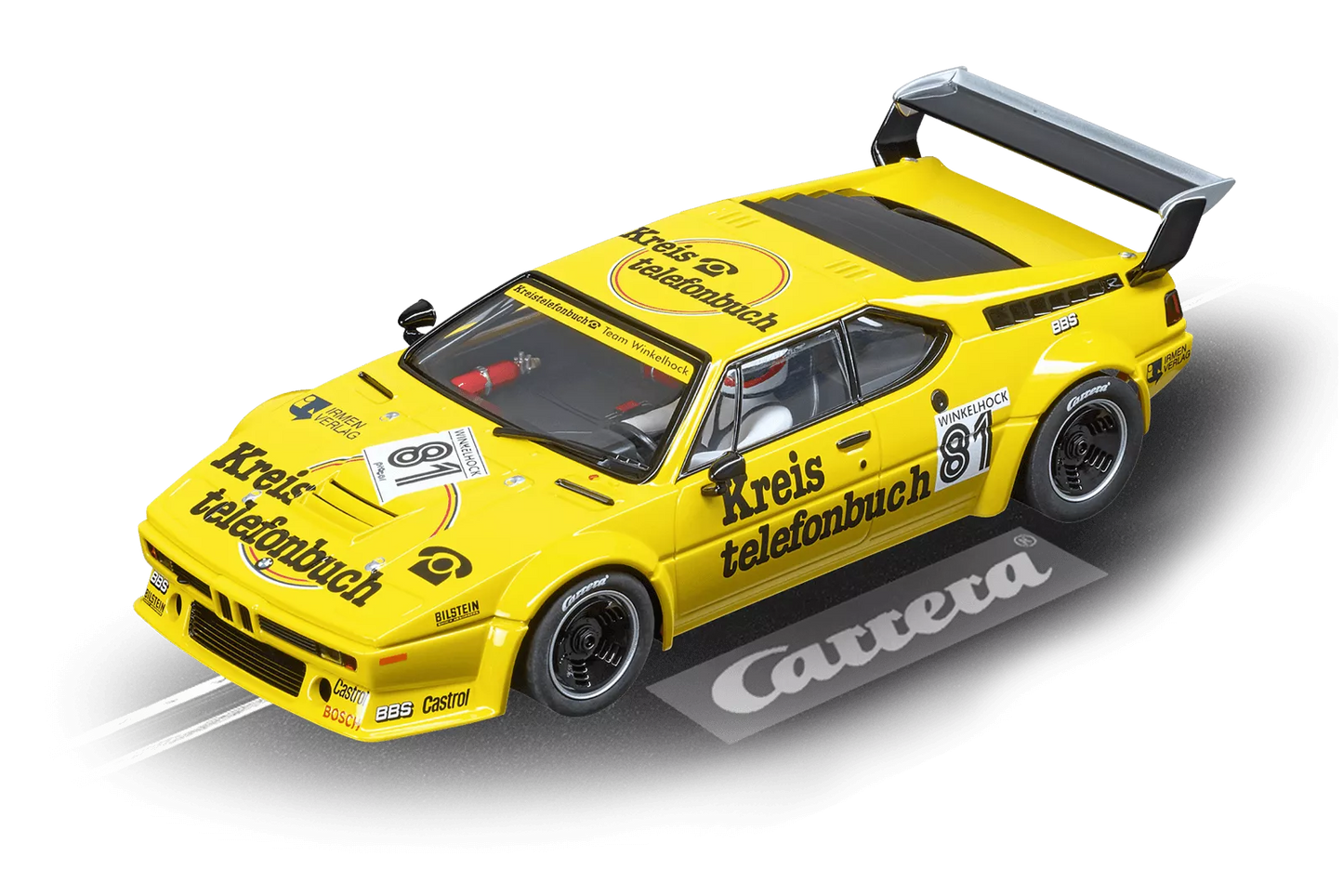 Carrera 23855 BMW M1 Procar "Team Winkelhock, No.81", 1979 Digital 124