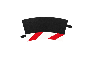 Carrera 20591 Innenrandstreifen für Kurve 2/30° 6 Stk., Endstücke 2 Stk.