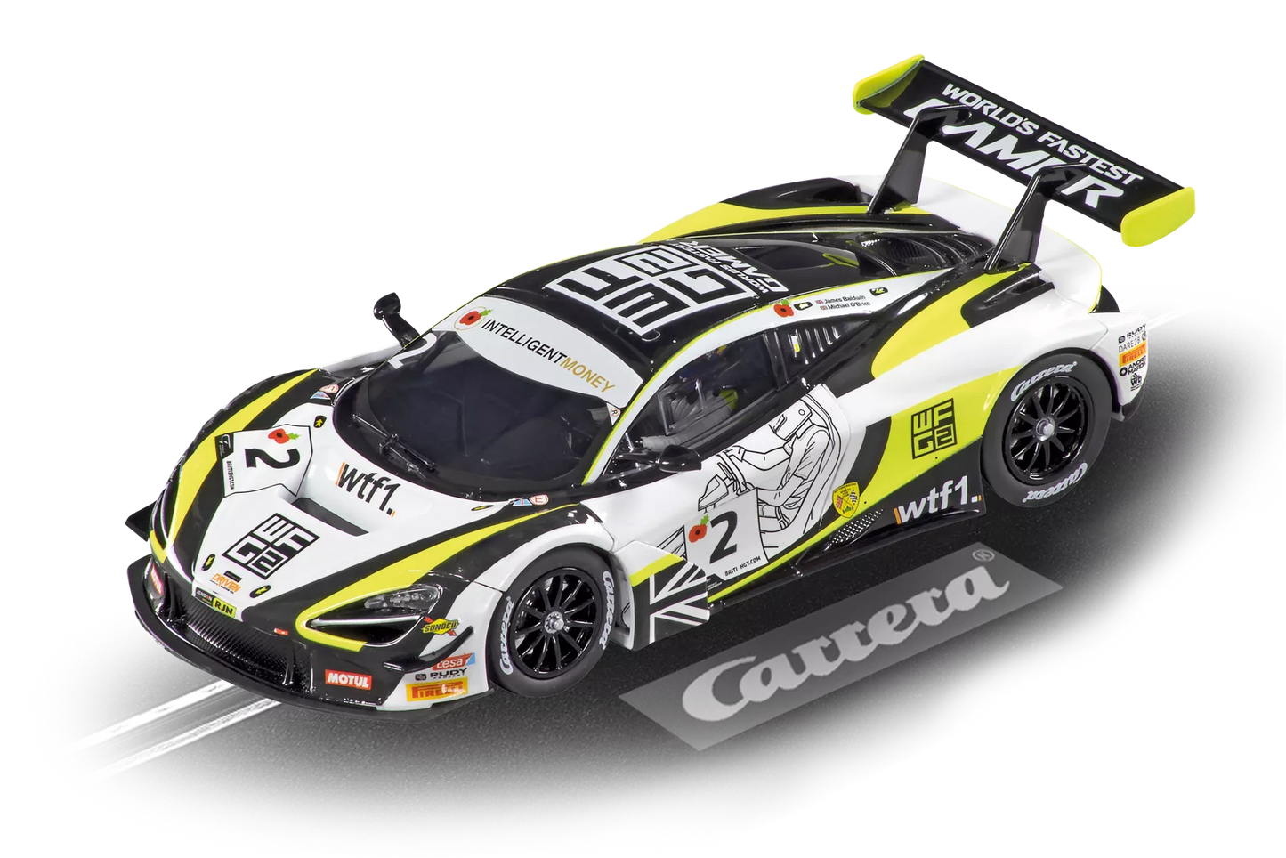 Carrera 30966 McLaren 720S GT3 "Jenson Rocket Team JRN, No.2" Digital 132