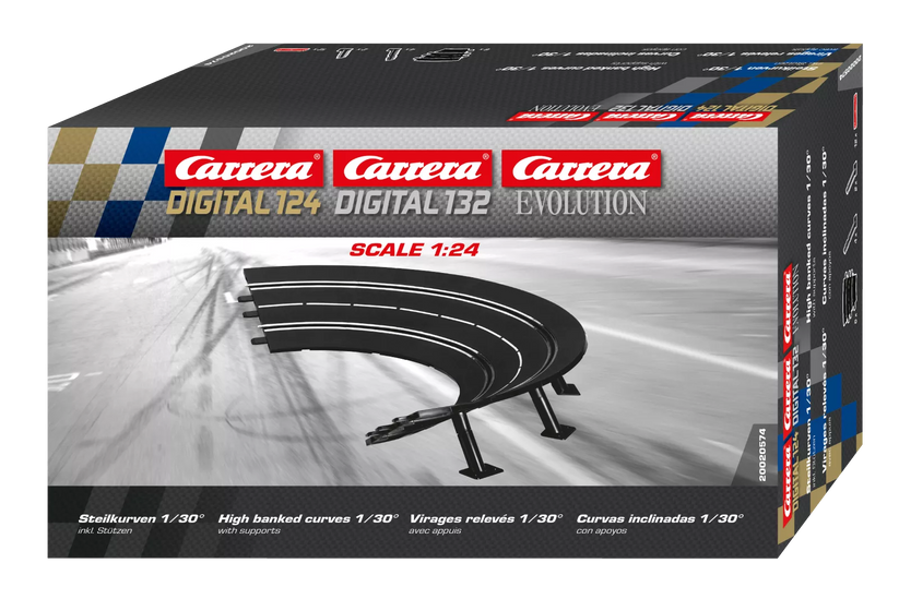 Carrera 20574 Steilkurven 1/30° 6 Stk.