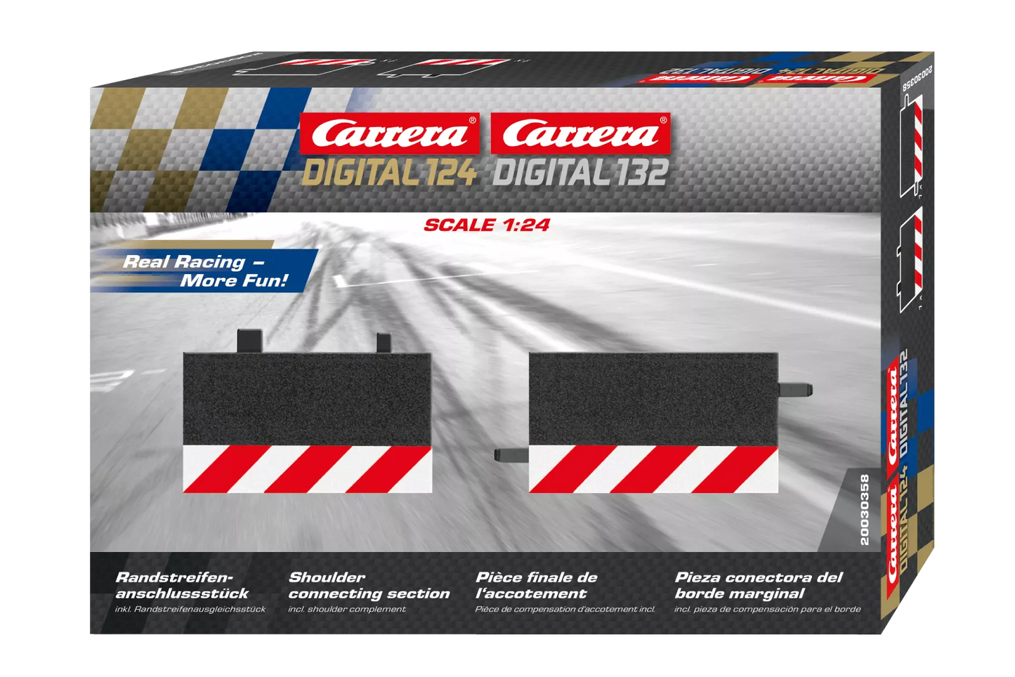 Carrera 30358 Randstreifenanschlußstück