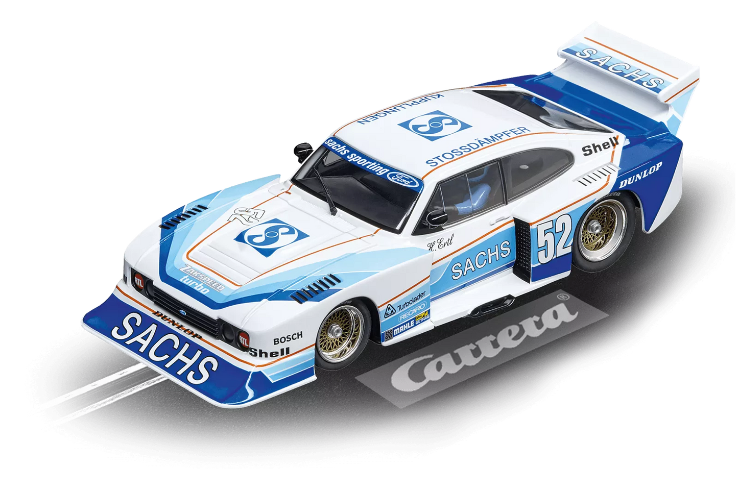 Carrera 27568 Ford Capri Zakspeed Turbo "Sachs Sporting, No.52" Evolution