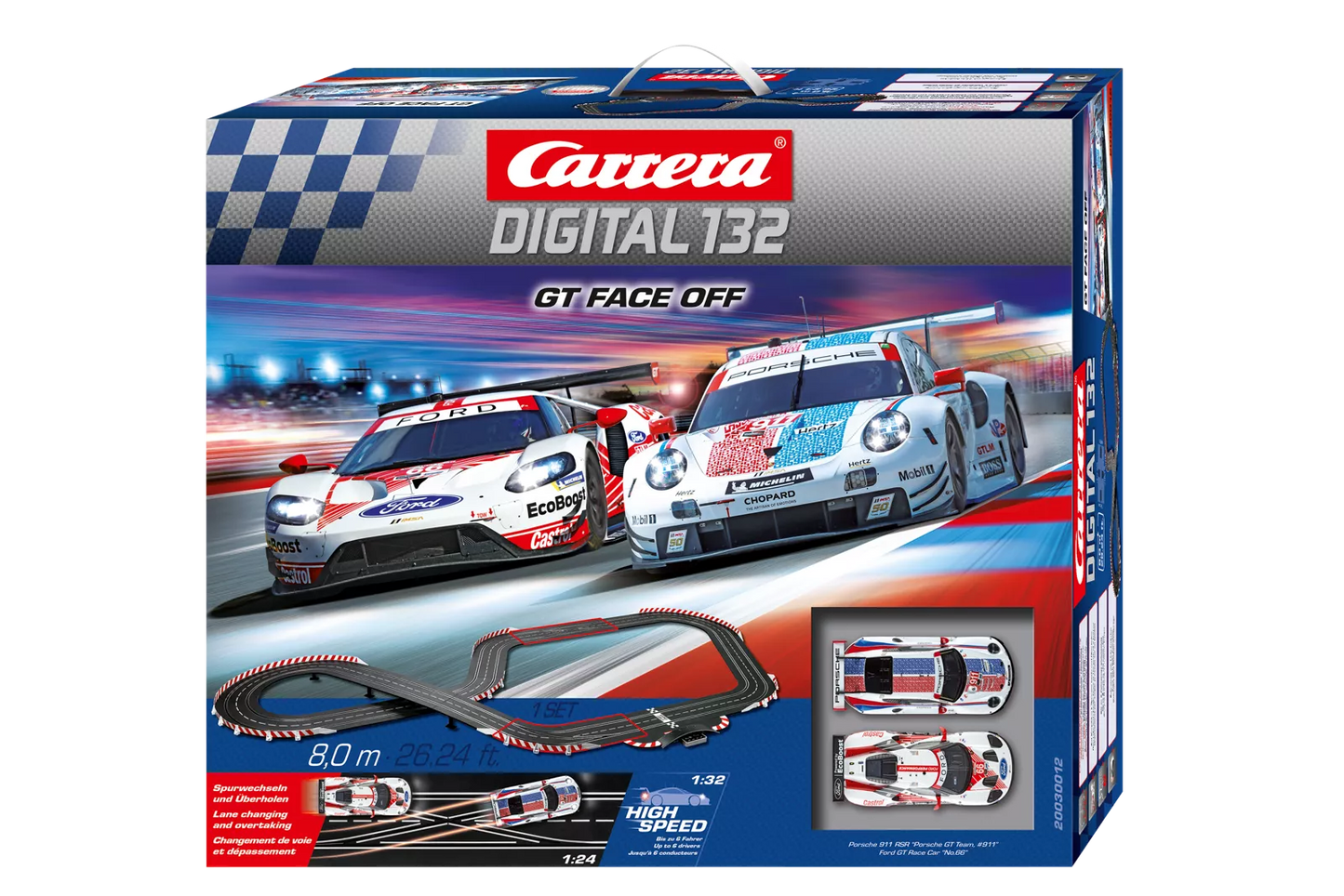 Carrera 30012 GT Face Off Digital 132 (versandkostenfrei innerhalb Deutschlands)
