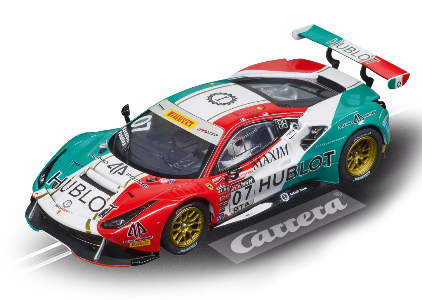 Carrera 64186 Ferrari 488 GT3 "Squadra Corse Garage Italia, No.7" GO!!!