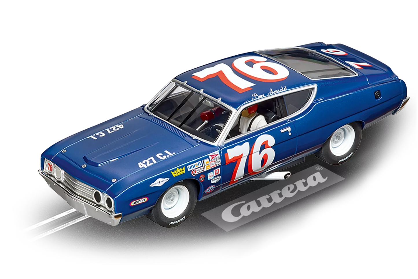 Carrera 30907 Ford Torino Talladega "No.76", 1970 Digital 132