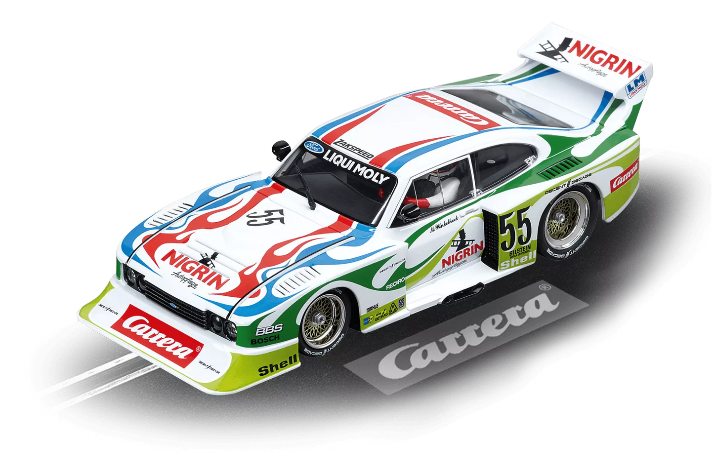 Carrera 30817 Ford Capri Zakspeed Turbo "Liqui Moly Equipe, No.55" Digital 132