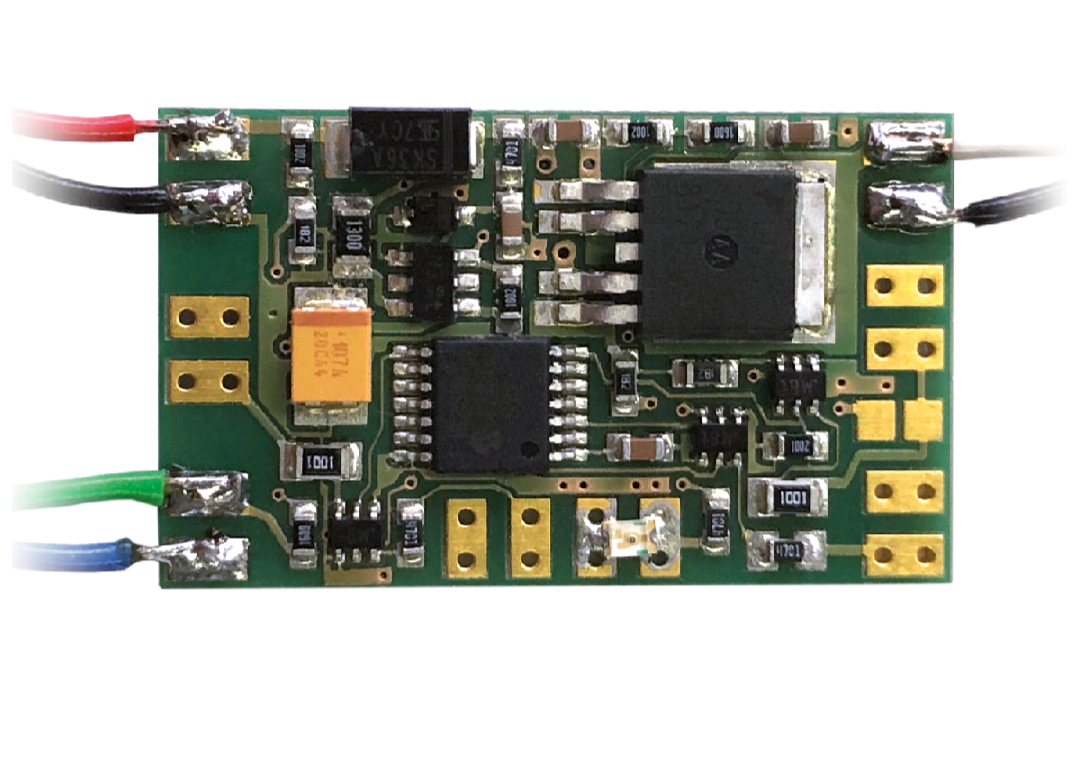 973200 Eicker, Mini Digitaldecoder X81 (V1.2), mit Auspuff-Flammen für Carrera Digital 124/132