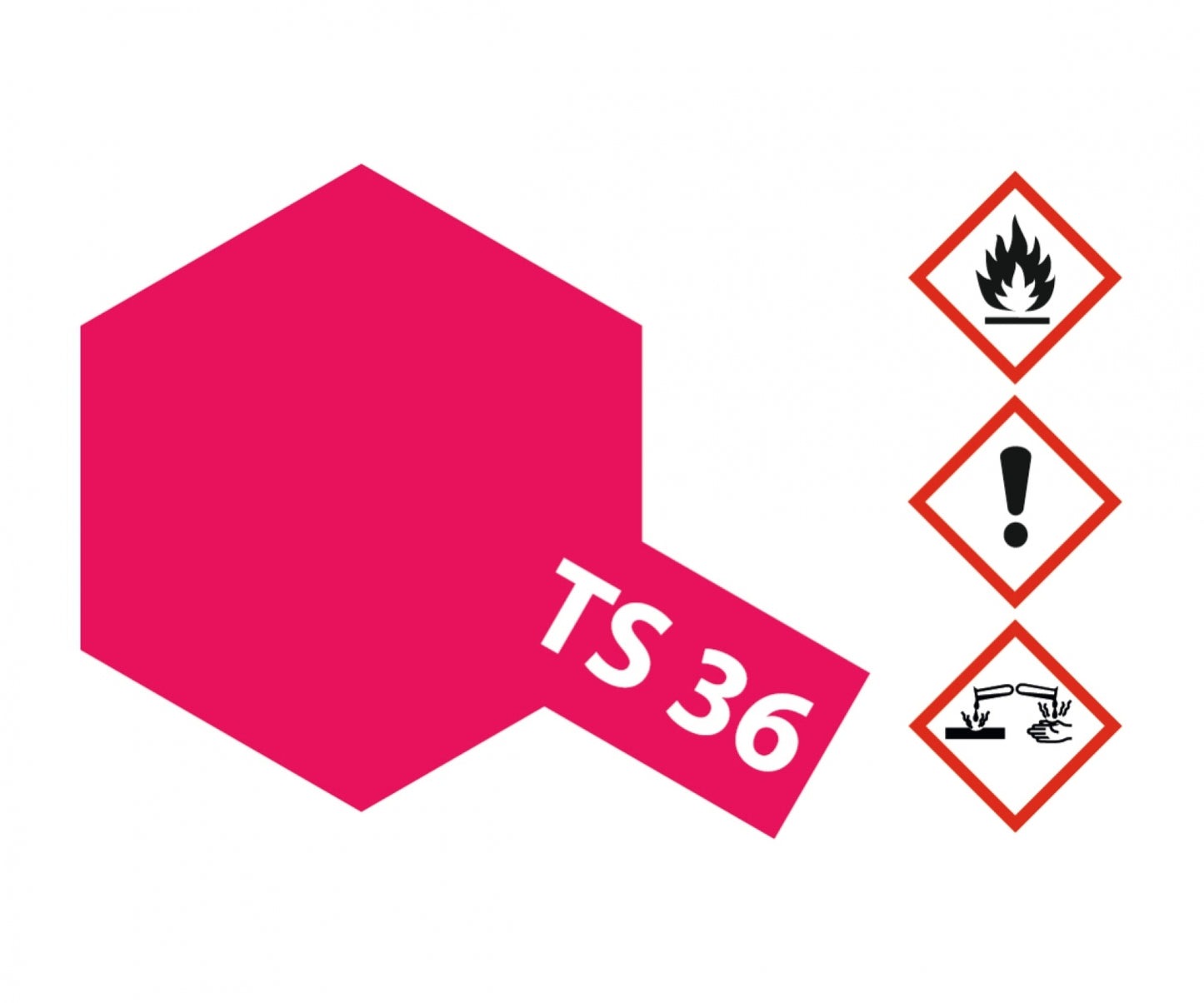 TS-36 Neon-Rot glänzend 100ml (85036)