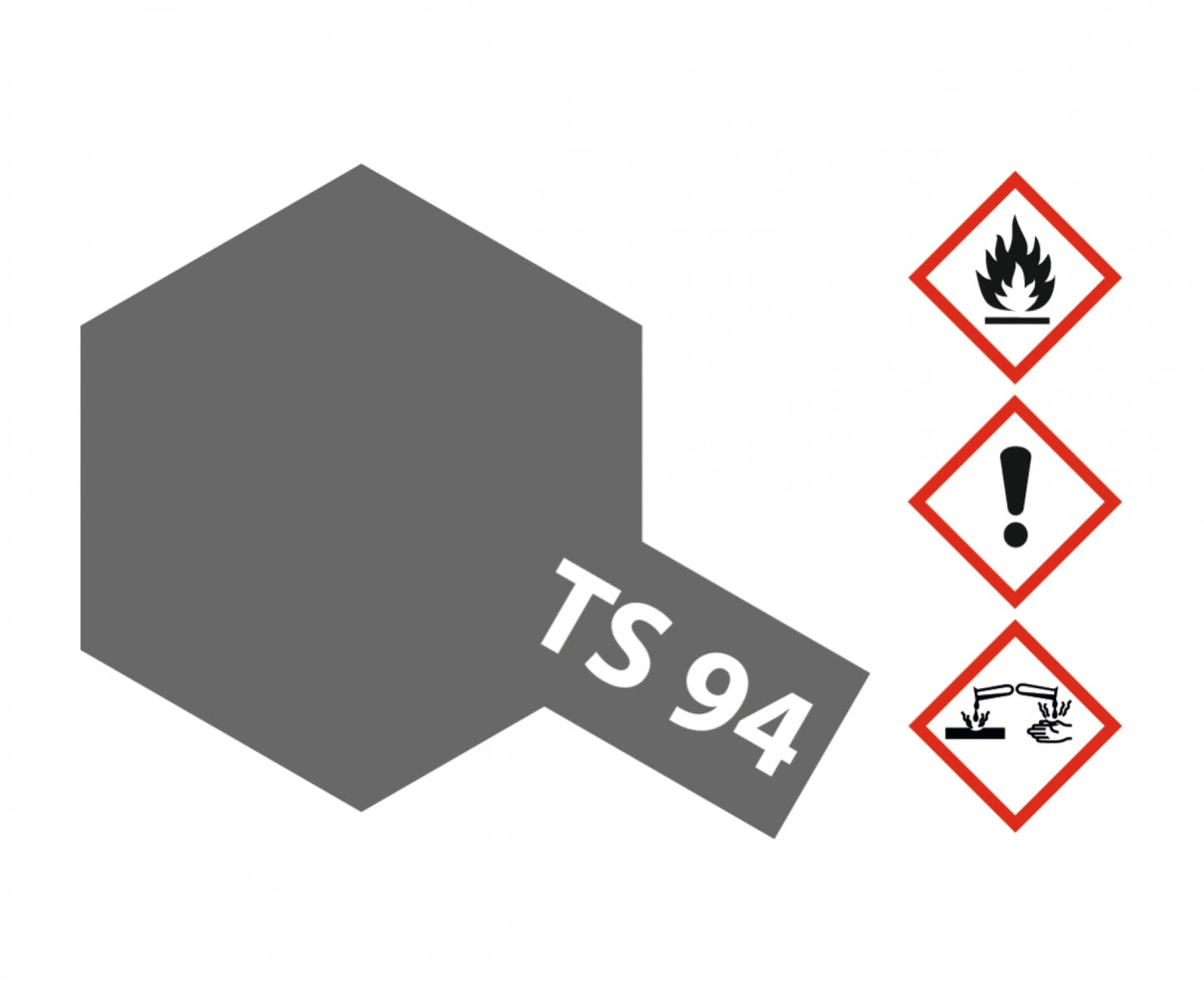 TS-94 Metallic Grau glänzend 100ml (85094)