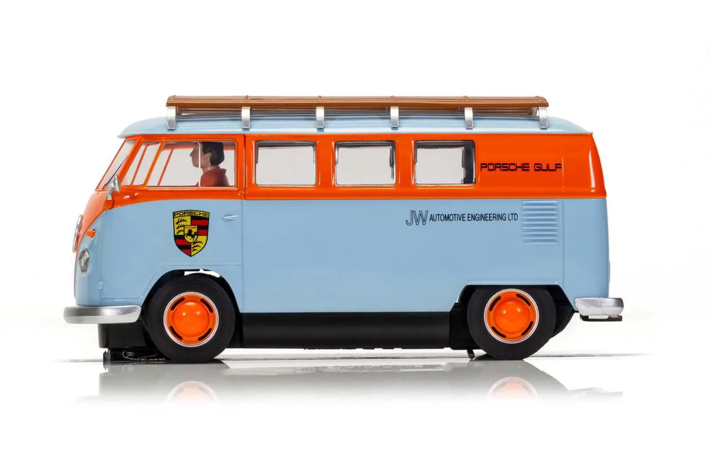 Scalextric C4217 VW T1b Microbus - ROFGO Gulf Collection - JW Automotive (VW Bus)