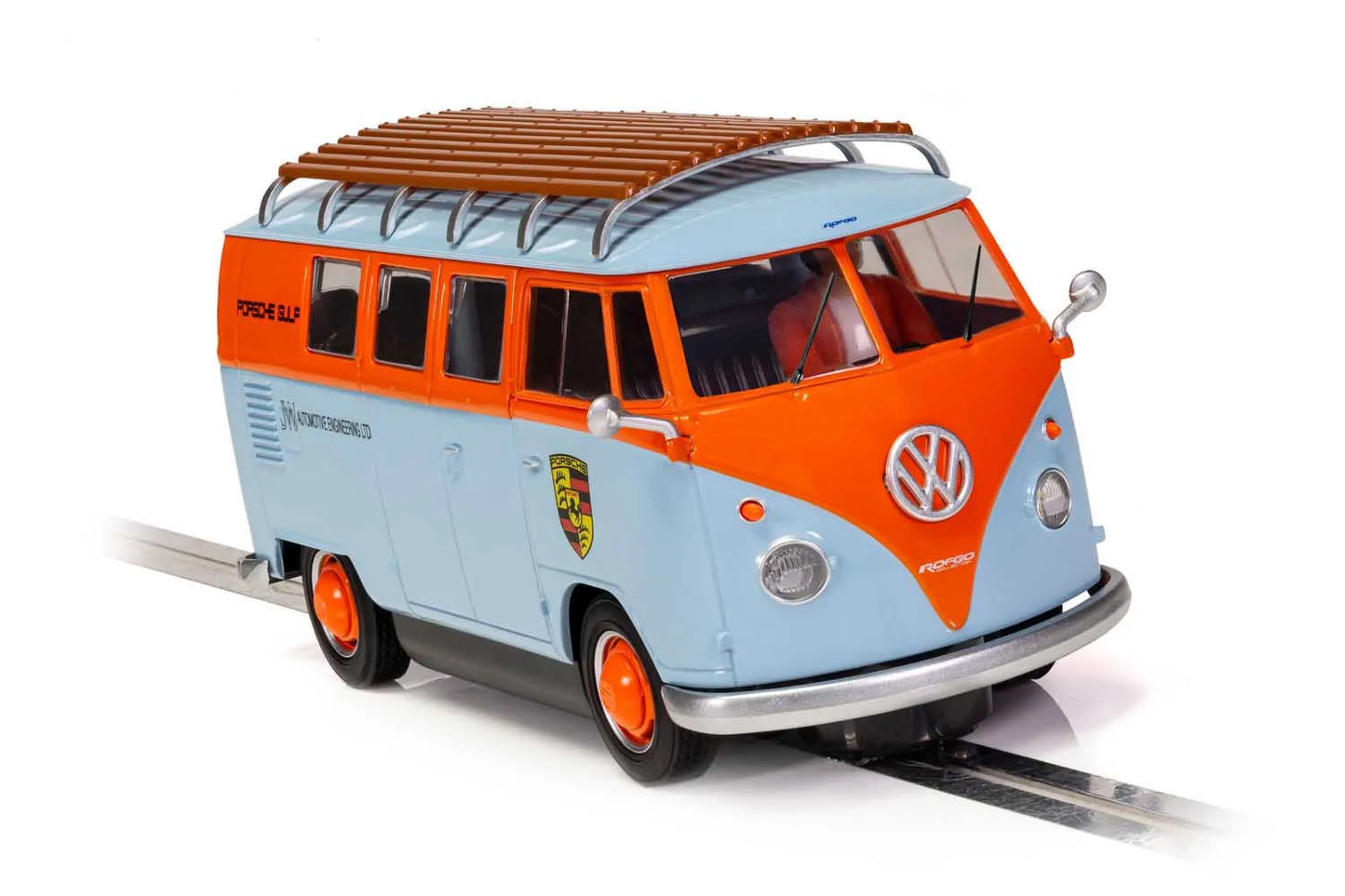 Scalextric C4217 VW T1b Microbus - ROFGO Gulf Collection - JW Automotive (VW Bus)