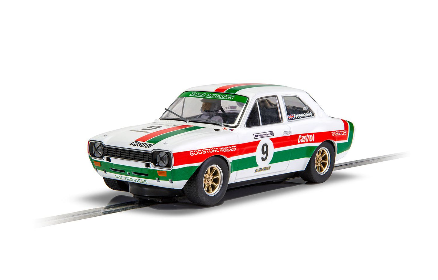 Scalextric C4314 Ford Escort MK1 - Mark Freemantle - Castrol Racing