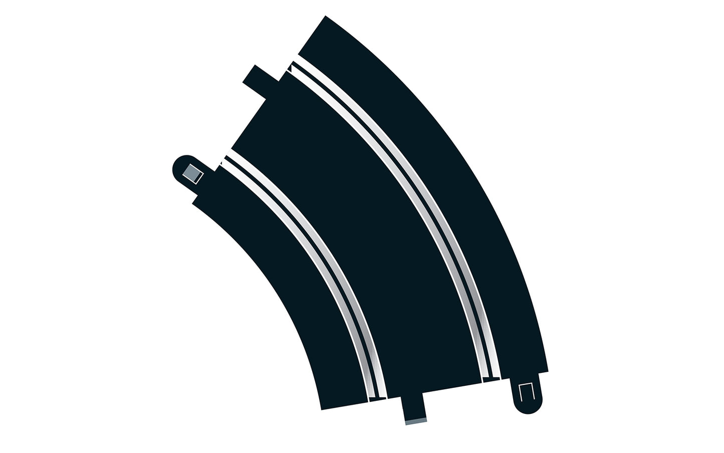 Scalextric C8296 Radius 2 10° Steilkurve 45° x 1 Stk. NEU / Lose inkl. Stützen