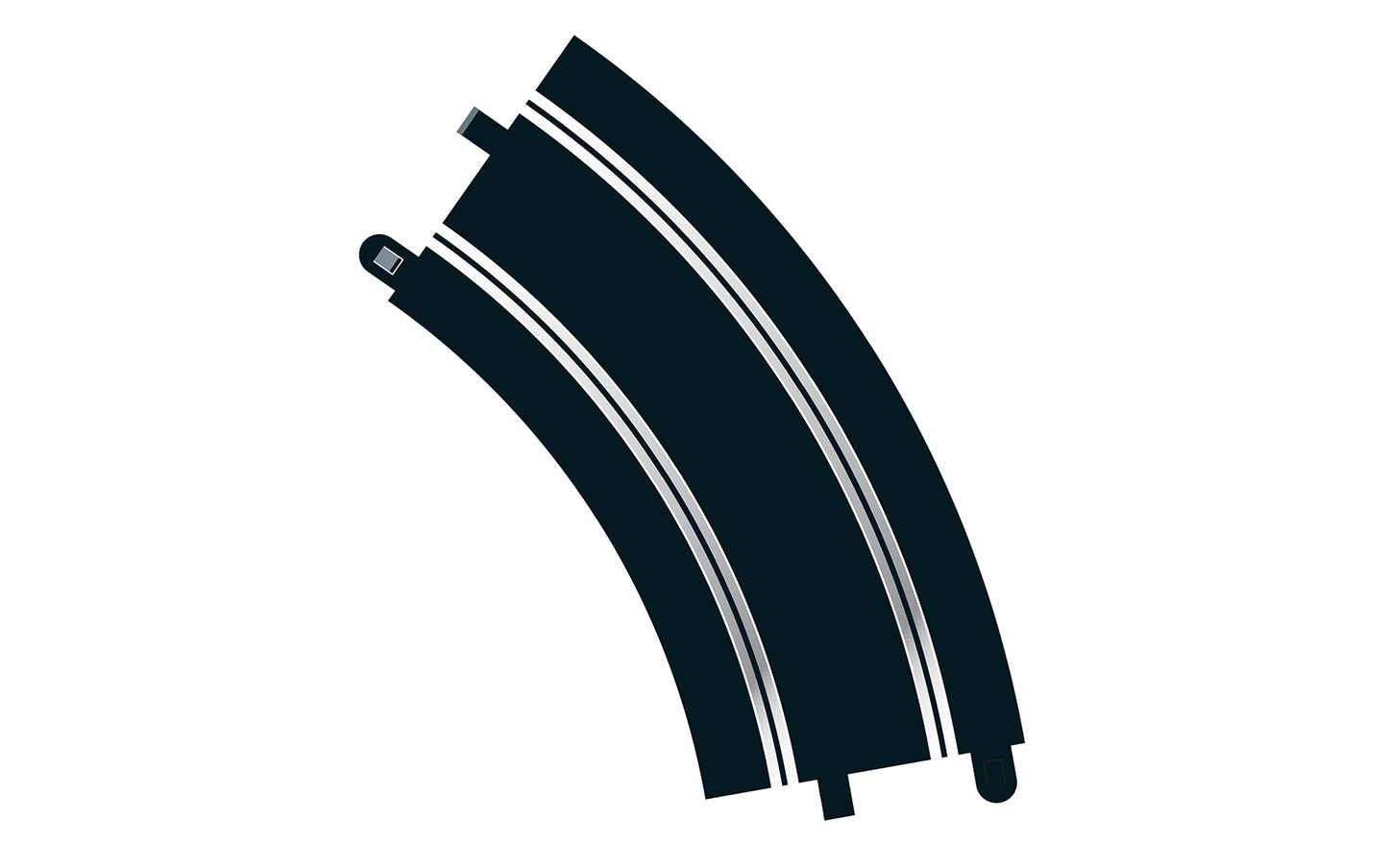 Scalextric C8297 Radius 3 10° Steilkurve 45° x 2 inkl. Stützen