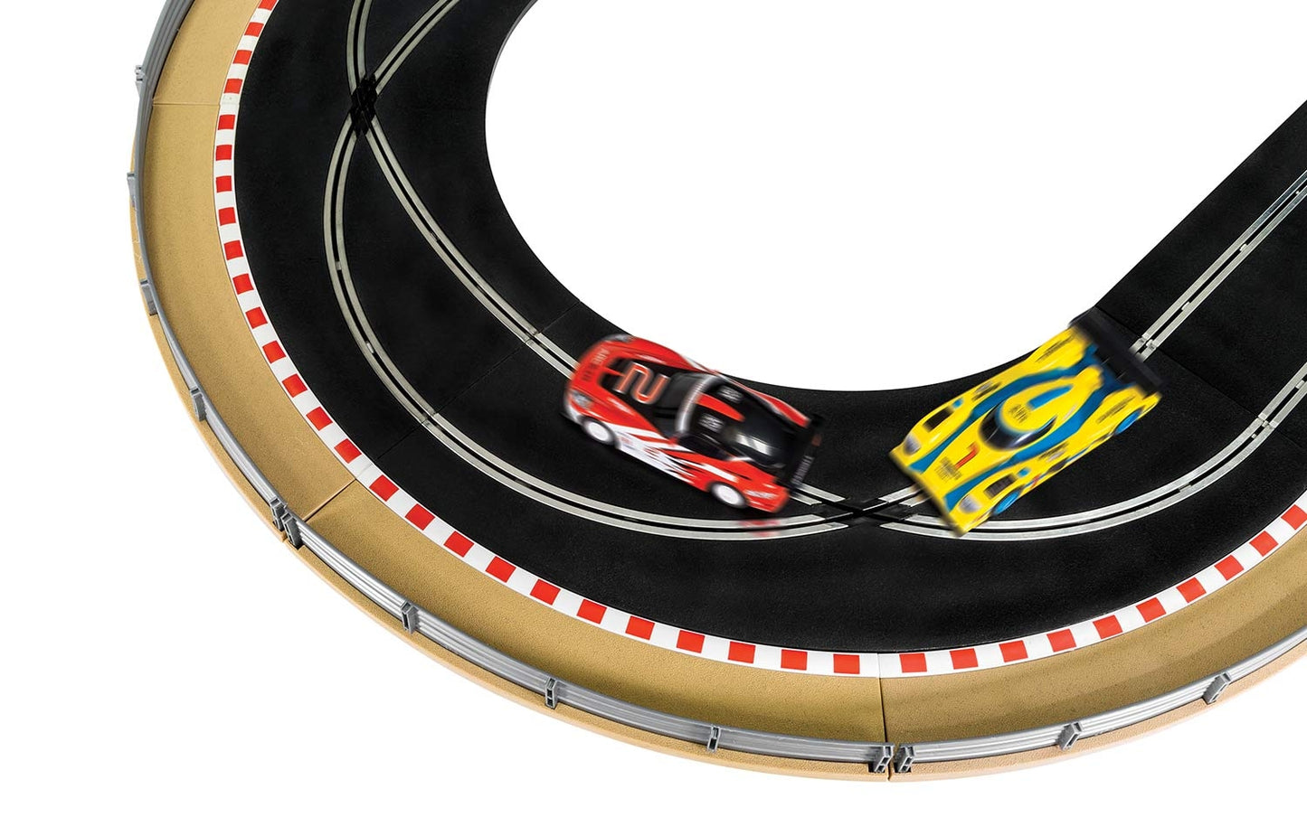 Scalextric C8510 Track-Erweiterungspaket 1x Rennkurve 180 Grad (2 Stück a´ 90 Grad)