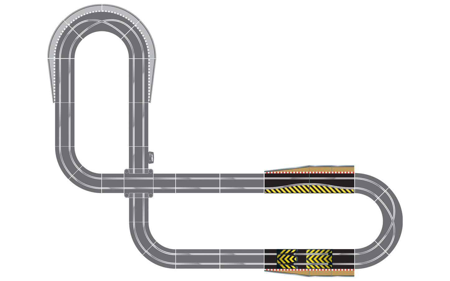 Scalextric C8511 Track-Erweiterungspaket 2 Sprungschanze und Schikane (Verpackung ausgeblichen)