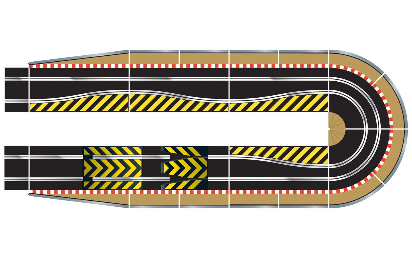 Scalextric C8514 Ultimate Track-Erweiterungspaket ( Verpackung leicht beschädigt )