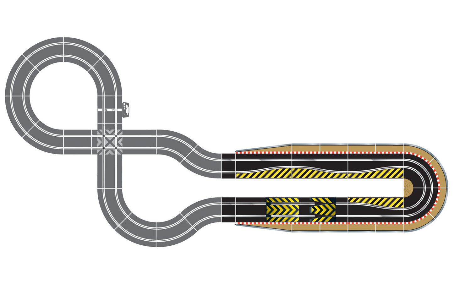 Scalextric C8514 Ultimate Track-Erweiterungspaket ( Verpackung leicht beschädigt )