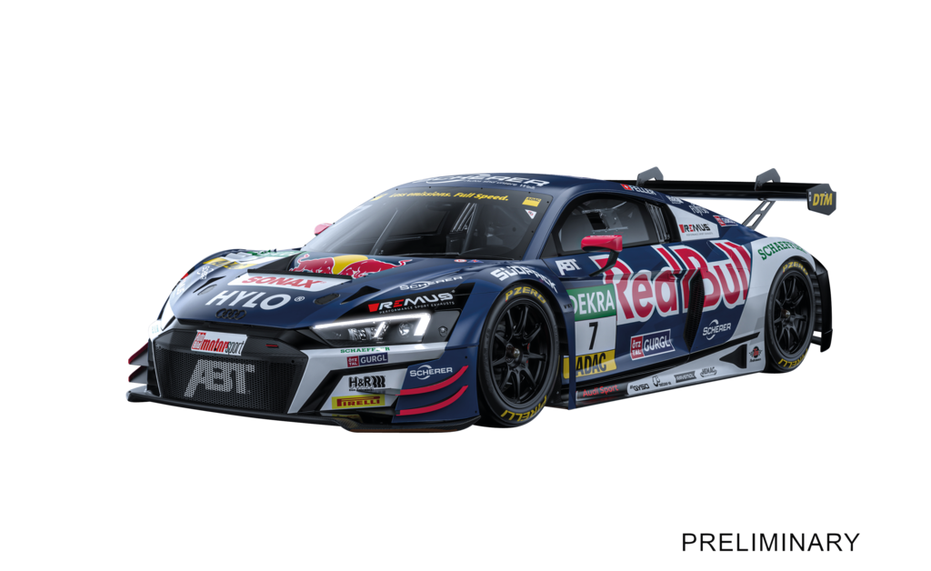 Carrera 27801 Audi R8 LMS GT3 "Abt Sportsline - Red Bull, No.7" DTM 2024 Evolution