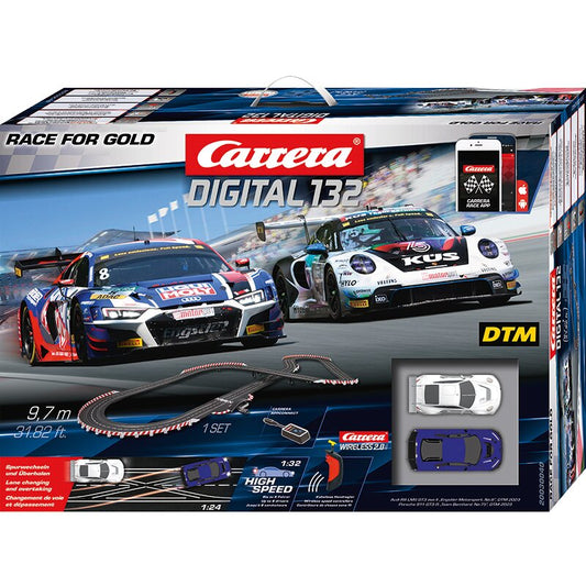 Carrera 30040 Race for Gold WIRELESS Set / Grundpackung Digital 132