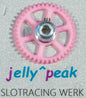 jp-NT42 Spurzahnrad NT 42 Zähne M50 für Ø3mm Achse m. Schraube (pink)