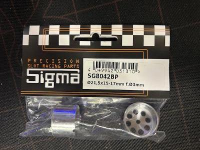 (SG8042BP) Felgen Ø21,5x15-17mm f.Ø3mm ProRacing Aluminium Flachhump Lochfelge m.Innensechskant