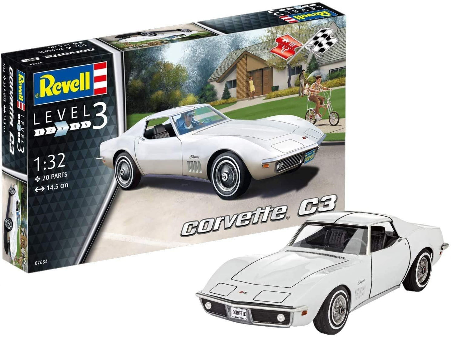 07684 1:32 Corvette C3
