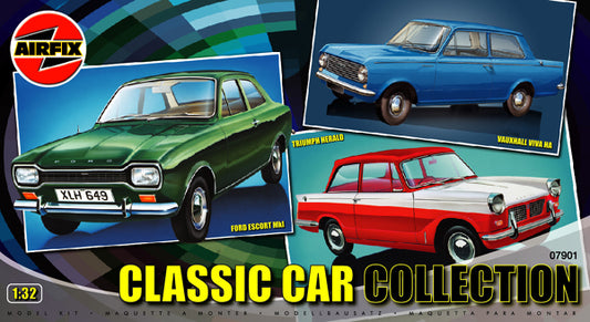 07901 1:32 Classic Car Collection Triumph, Escort, Vauxhall