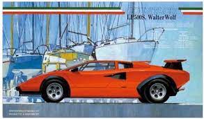08215 EM-15 1:24 Lamborghini Countach LP500S Walter Wolf Enthusiast Model