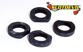 20198001 Motoradapter Carbon 13D f. Fox/Cheetah usw. i Carrera/Scalextric/Fly (1 Stück)
