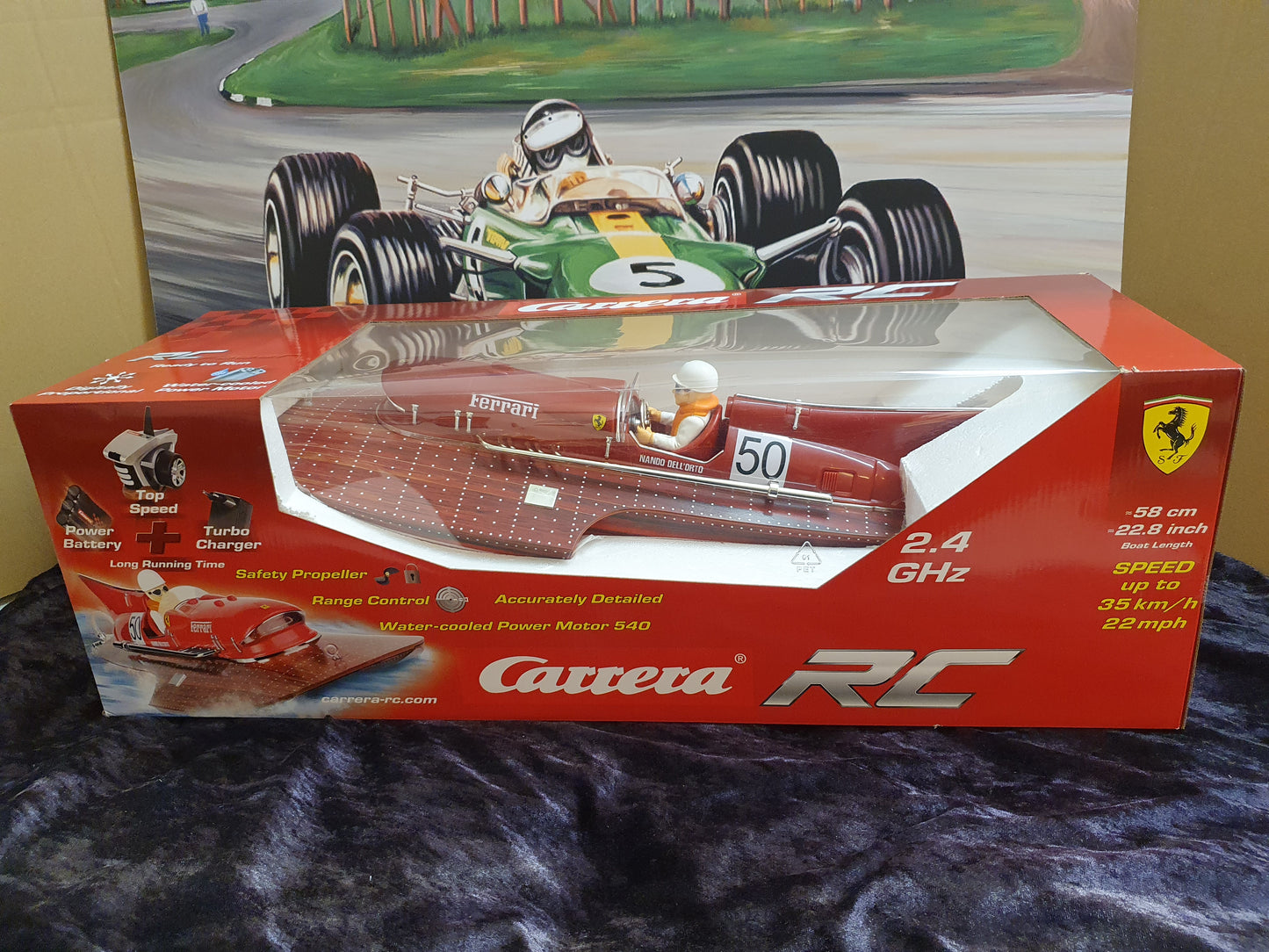 Carrera RC 82320 Ferrari Boat Arno XI RTR (mit RC-Anlage, Akku & Lader)