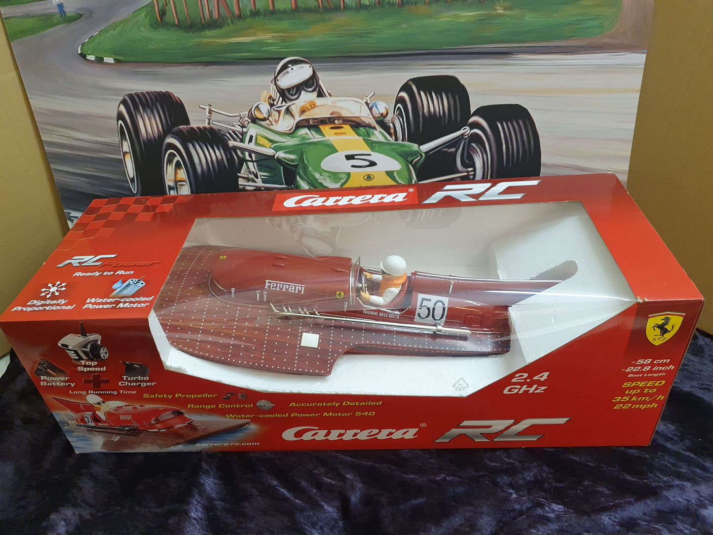 Carrera RC 82320 Ferrari Boat Arno XI RTR (mit RC-Anlage, Akku & Lader)