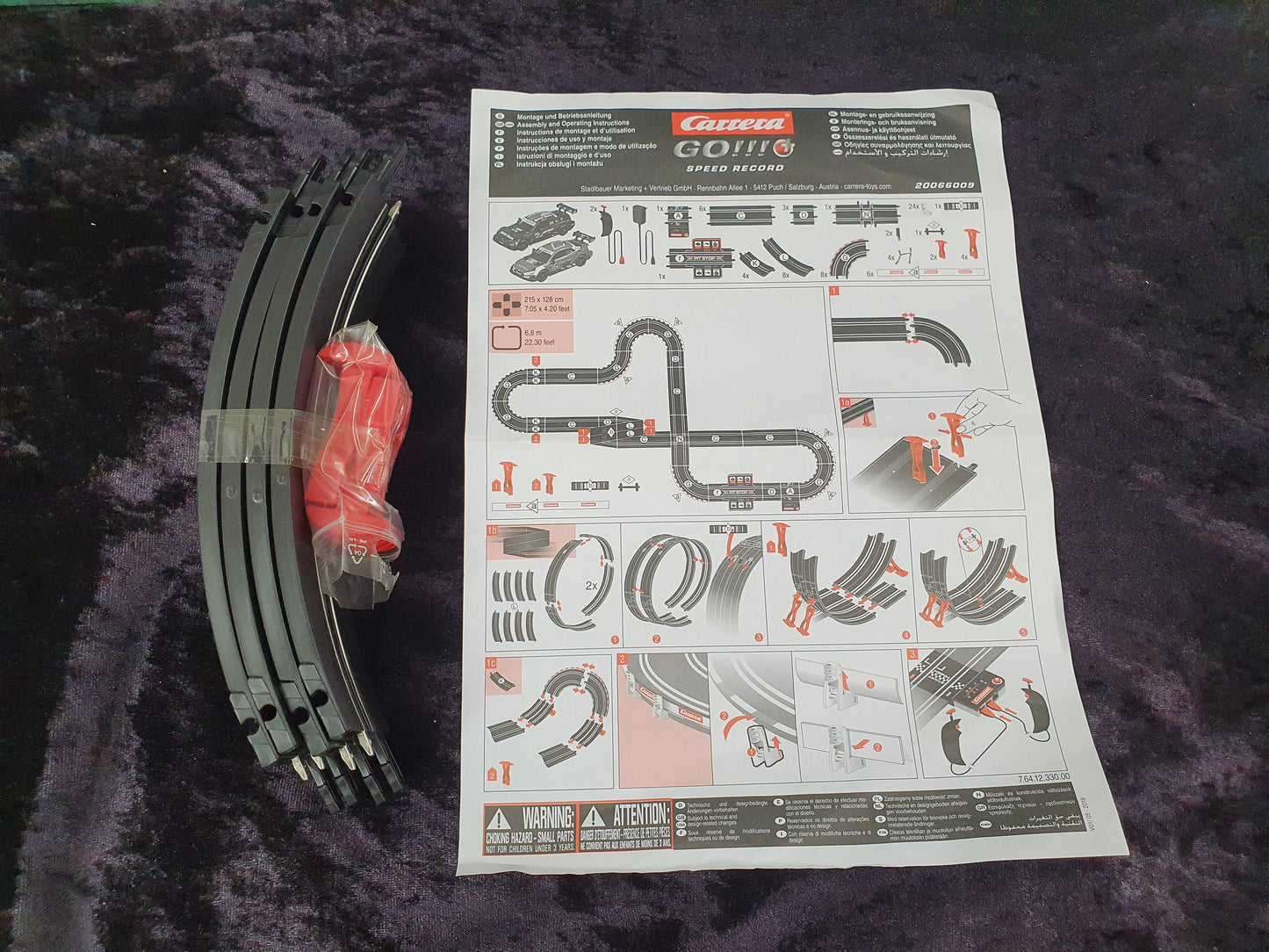 Carrera 61620 Fly Over Set, 4 Stk. Bögen & Stützen GO!!! / Digital 143 NEU, lose ohne OVP