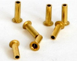 20233002 Leitkiel Steckhülsen vergoldet (4 Stück)