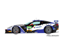 Lade das Bild in den Galerie-Viewer, Carrera 23947 Chevrolet Corvette C7 GT3-R &quot;Callaway Competition, No.77&quot; Digital 124
