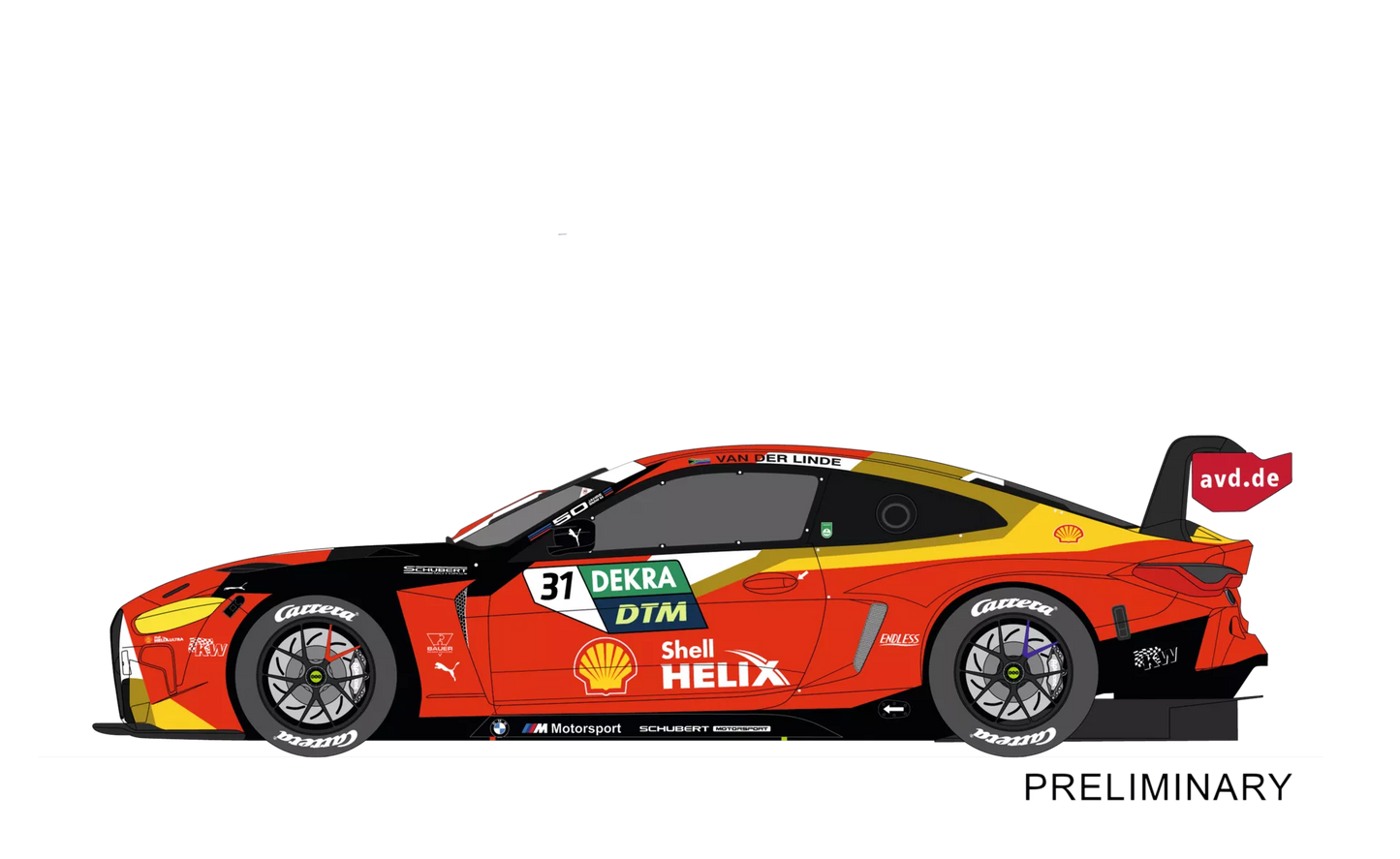 Carrera 23951 BMW M4 GT3 „Schubert Motorsport, No.31“, DTM 2022 Digital 124