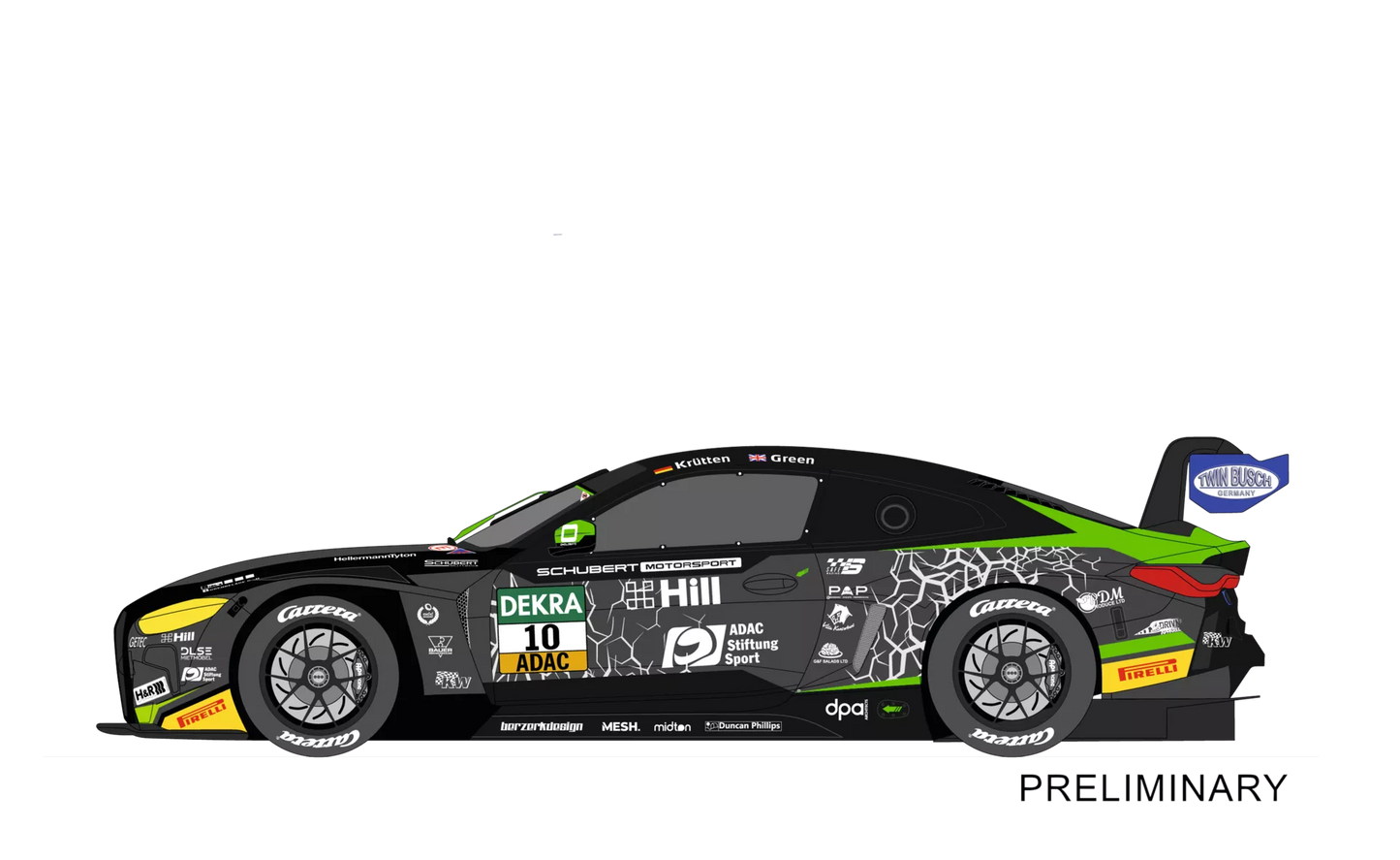 Carrera 23952 BMW M4 GT3 „Schubert Motorsport, No.10“ Digital 124