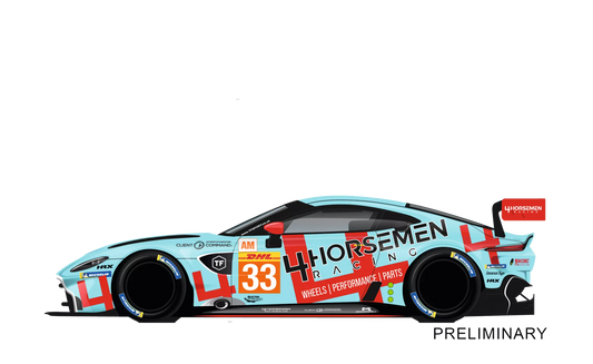 Carrera 31074 Aston Martin Vantage GTE "TF Sport 4 Horsemen Racing, No. 33" Digital 132