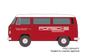 Carrera 31096 VW Bus T2b "Porsche Renndienst" Digital 132