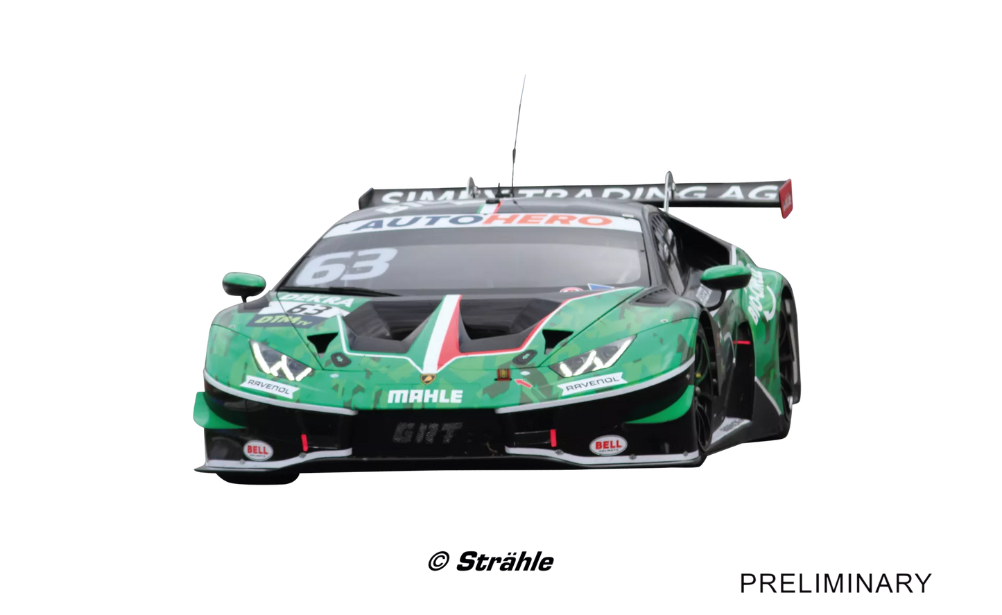 Carrera 64228 Lamborghini Huracán "Mirko Bortolotti, No.63" GO!!!